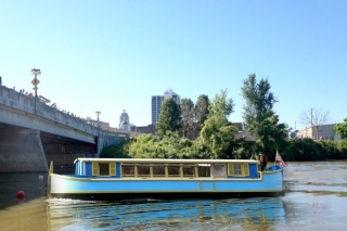 Canal Boat coming to Fort Wayne