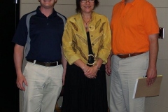 Charlie White, Pam Holocher and Councilman Mitch Harper