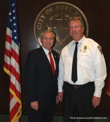 Mayor Tom Henry and Chief Pete Kelly