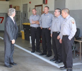 Indiana Attorney General Greg Zoeller at FWFD Station 7
