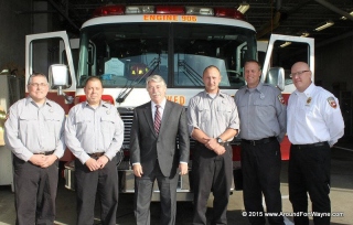 Indiana Attorney General Greg Zoeller at FWFD Station 7