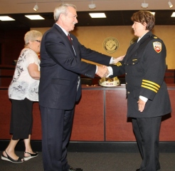 2012/07/02: Mayor Tom Henry and Amy Biggs