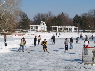 Ice Skating at Lakeside Park