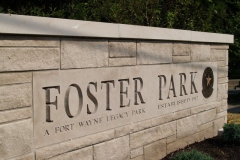 2012/06/28: New Foster Park entrance sign