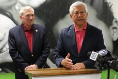 Mayor Tom Henry and Steve Corona