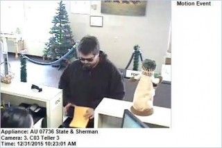 2015/12/31: Wells Fargo Bank Robbery Suspect