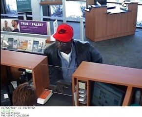 PNC Bank Robbery suspect