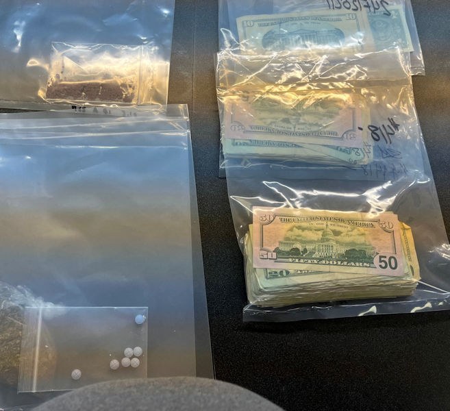 Items seized during Search Warrant Service