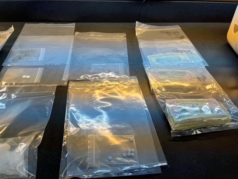 Items seized during Search Warrant Service