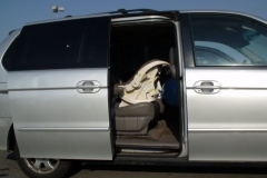 Infant inside vehicle