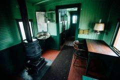 The restored Wabash Caboose