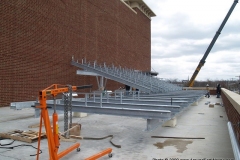 2009/04/07: Bleacher installation