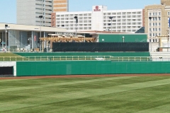 2009/04/11: Centerfield wall painted