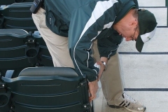 2009/04/11: TinCaps President Mike Nutter at work