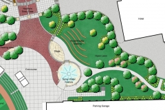 Plan view for the Robert E. Meyers Park