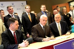 Governor Mike Pence signs SB 177