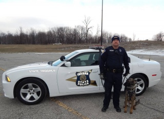 Trooper Christopher Davis and Duke