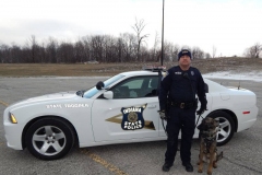 Trooper Christopher Davis and Duke