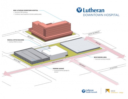 Lutheran Downtown Hospital site plan