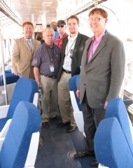 2009/08/06: NIPRA members aboard the Superliner