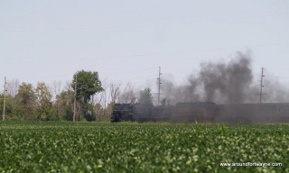 2012/07/11: The NKP 765 south of Yoder Indiana