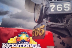 765 and the Indiana Bicentennial Train