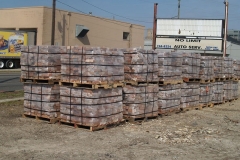 2009/03/22: Salvaged bricks, ready for shipment