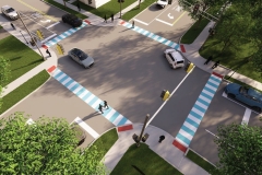 Paulding Road and Calhoun Street intersection rendering