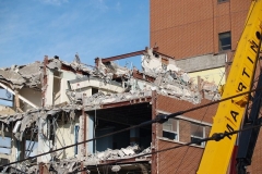 Southwest side of St. Joseph Hospital's former convent home.