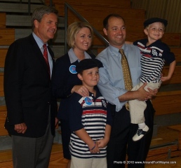Murray Clark with Marlin Stutzman and family