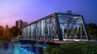 Historic Wells Street Bridge lighting project