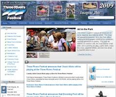 Three Rivers Festival website screen capture.