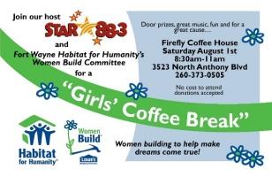 Coffee break flyer.