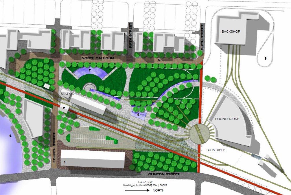 Headwaters Junction conceptual drawing.