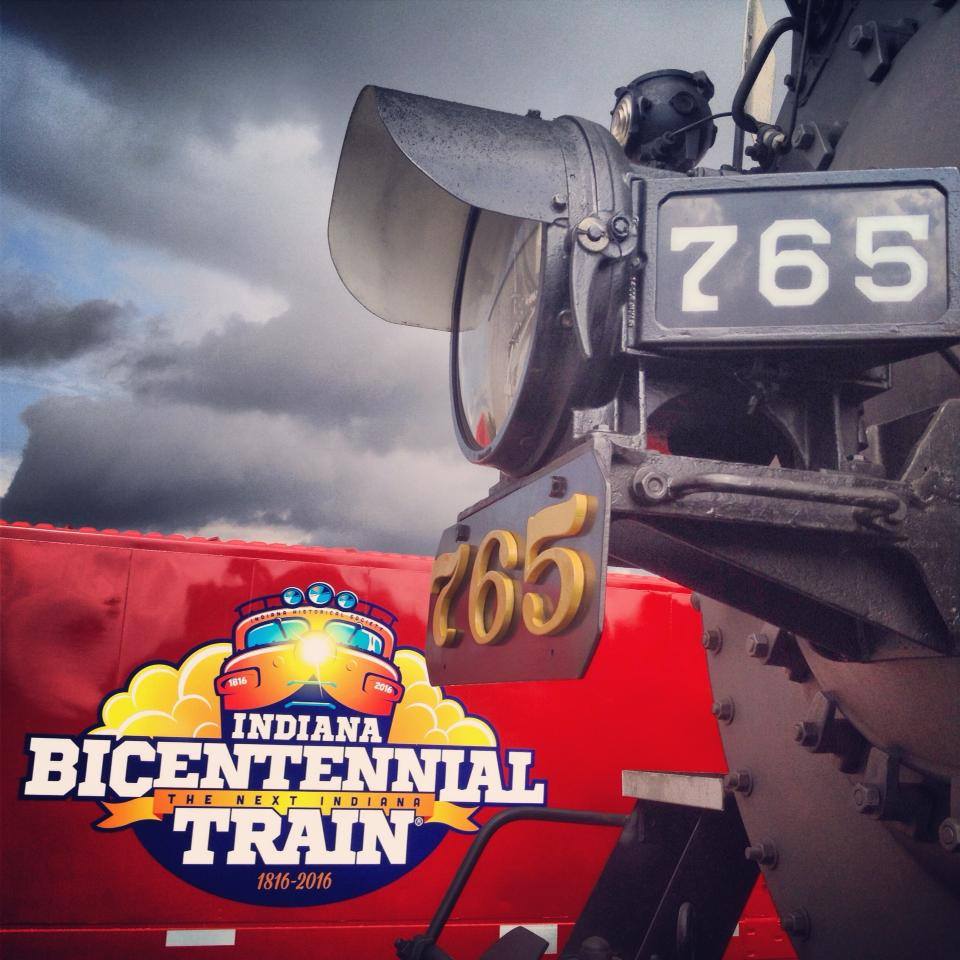 765 and the Indiana Bicentennial Train