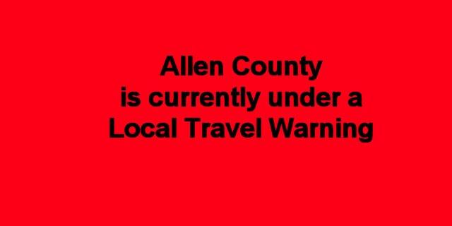 Local Travel Warning