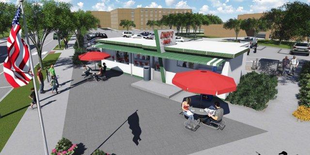 Cindy's Diner rendering