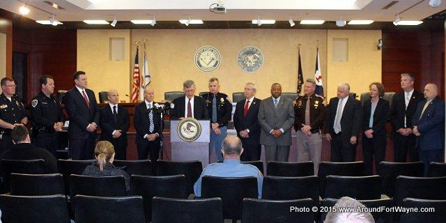 Announcement of indictments for largest cocaine distribution network in Fort Wayne