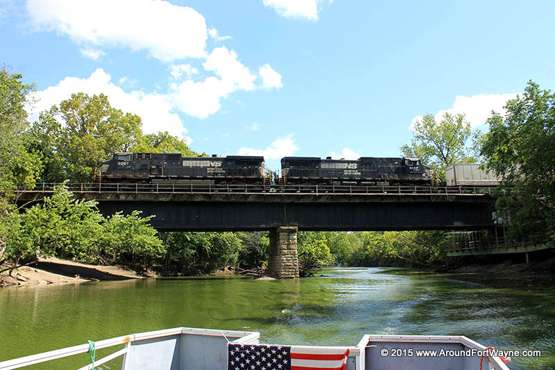 Rollin' on the bridge over the river