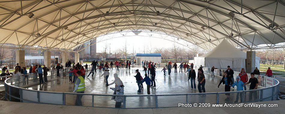 Headwaters Park Outdoor Ice Skating Rink