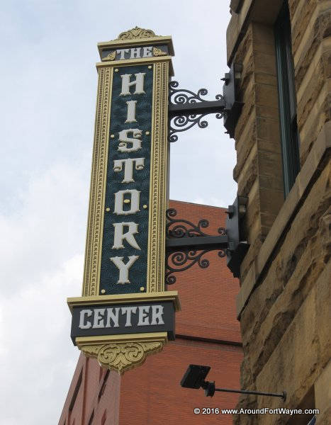 New History Center sign