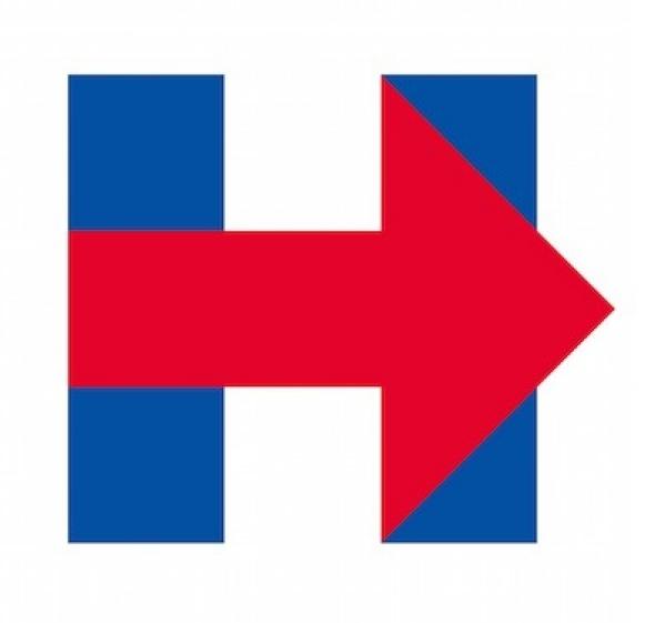 Hillary Clinton 2016 side logo