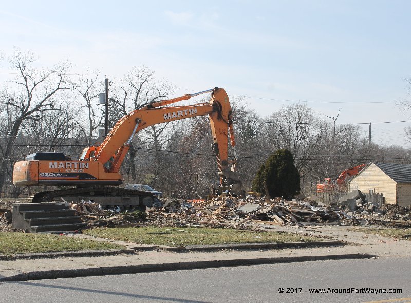 State Boulevard demolitions, February 6, 2017