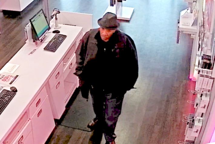 Bank robbery suspect wanted by the FWPD.