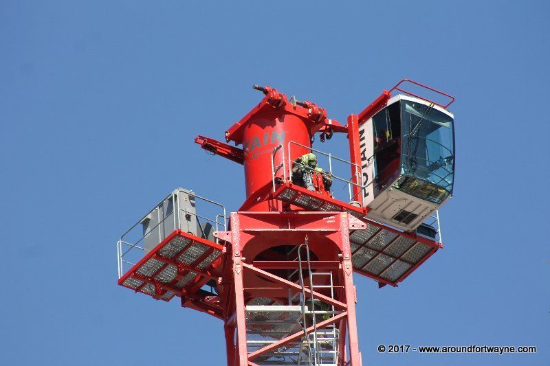 The crane has returned to downtown!