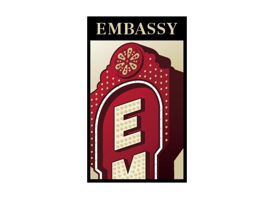 Embassy Theatre side logo