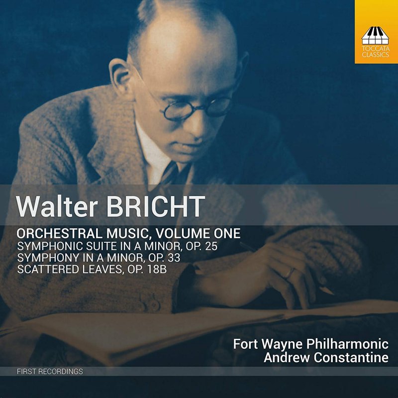 Walter Bricht, Fort Wayne Philharmonic recording, front cover.