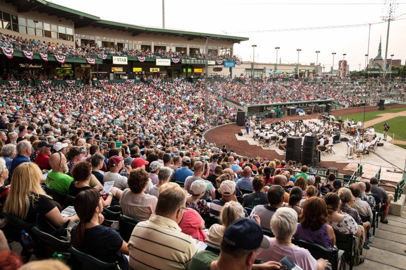 The Fort Wayne Philharmonic at a Patriotic Pops concert