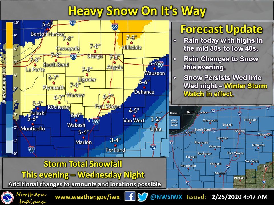 Winter Storm Moves In Tonight
