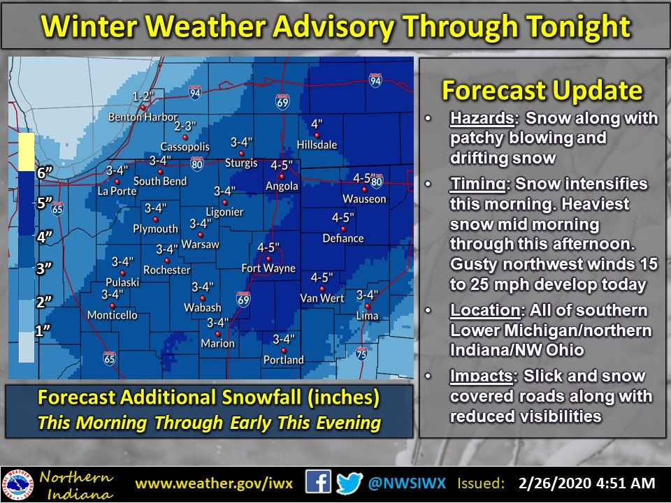 Winter Weather Advisory through tonight